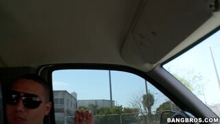 Bang Bus - Picked up a little hottie that need a ride and some cash - 03/27/2013