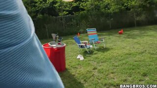 Dorm Invasion - Pornstar orgy outside at field day with big tits and big asses - 05/10/2013