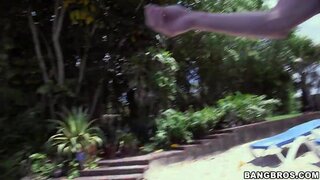 Chongas - Sexy amateur Latina gets a face full of cum - 05/18/2013