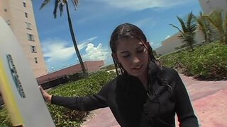 BangBros Remastered - Amateur newbie gets picked up and fucked in public - 05/26/2013