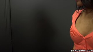 Glory Hole Loads - She visits the gloryhole and sucks a lot of dick and cum - 06/12/2013