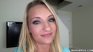 Big Mouthfuls - Amateur Blonde Swallows Cum! - 08/05/2013