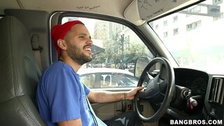 Bang Bus - Sexy Amateur Sales Woman Fucked On The Bangbus! - 11/27/2013