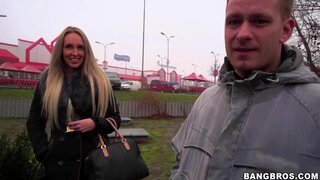 Bang Bus - Hot blonde slut fucks in public - 01/29/2014