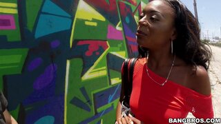 Brown Bunnies - Ebony cutie takes a big load after getting fucked - 05/25/2014