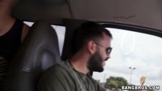 Bang Bus - White girl with some ass gets fucked - 07/30/2014