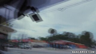 Bang Bus - White girl with some ass gets fucked - 07/30/2014