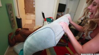 Monsters of Cock - White girl takes some big black dick - 07/29/2014