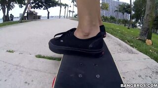 Stepmom Videos - Skateboarder Bangs Gf's Stepmom - 08/01/2014