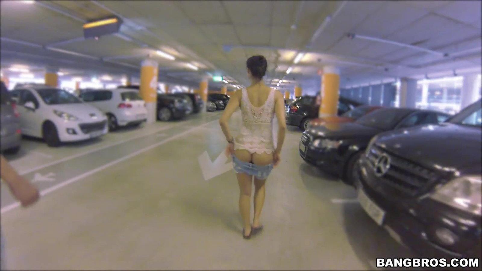 Public Bang - Big Tit Asian chick fucked in public - 09/30/2014