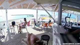 Public Bang - Hot Sex On The Public Beach - 10/28/2014