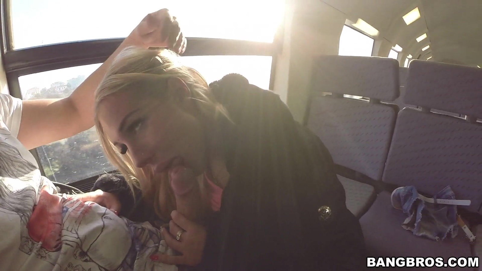 Public Bang - Big Tit Babe Gets Wild On a Public Train - 01/21/2015