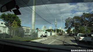 Bang Bus - Rocker chick banged on the bus - 03/18/2015