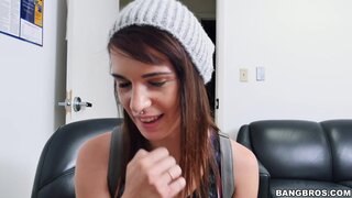 Bang Casting - Alice Andrea First Interracial Scene - 01/29/2016