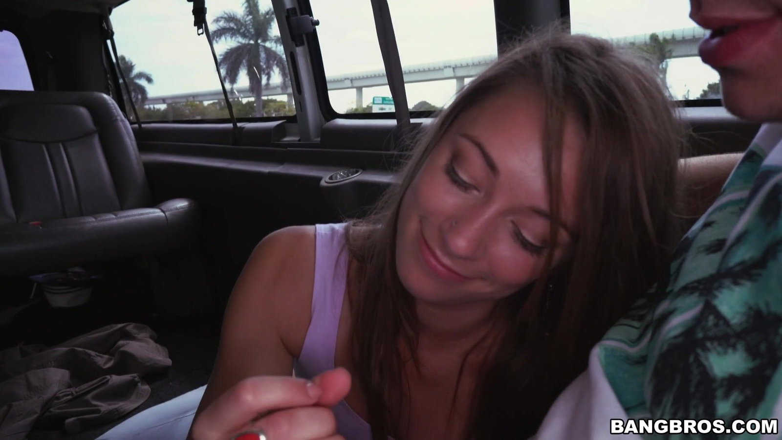 Bang Bus - Kirsten goes Wild on a Spring Break Bus Ride - 04/06/2016