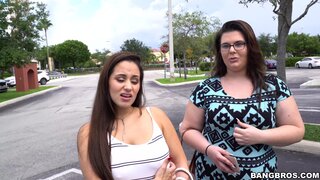 Bang Bus - Colombian Hottie ditches friend for road dick - 09/21/2016