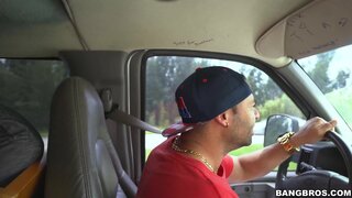 Bang Bus - Sasha catches a ride and some cock - 09/28/2016