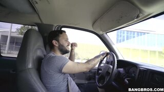 Bang Bus - Tiny Black Pussy for a Big Fat Burrito - 01/04/2017