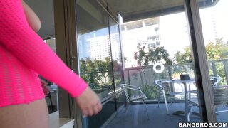 Big Tits, Round Asses - Lena Paul and her big naturals triple D tits - 03/02/2017