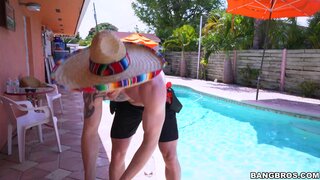 Big Tits, Round Asses - Busty Katt Garcia breaks in a new cock - 04/13/2017
