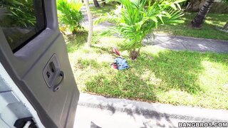 Bang Bus - Keisha Hunts for Cock in the Bang Bus - 04/19/2017