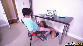 BangBros 18 - Step Sister Catches Him Jerking Off - 10/10/2017