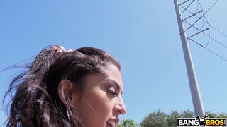 Public Bang - In Public With Latina Beauty Sophia Leone - 06/24/2018