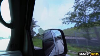 Bang Bus - Money Loving Latina Takes A Ride - 08/22/2018
