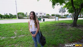 Bang Bus - Money Loving Latina Takes A Ride - 08/22/2018