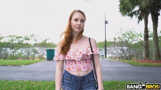 Bang Bus - Redhead Paid to Fuck in the Bus - 02/13/2019