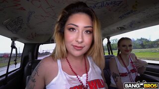 Bang Bus - Girls Going Wild On The Bus! - 03/20/2019
