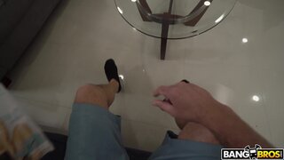 Bang POV - Naked Girl At The Door Gets Fucked - 07/06/2019