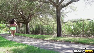 Big Tit Cream Pie - Violet Creampied By Jogging Partner - 08/08/2019