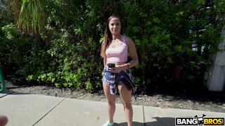 Bang Bus - Big Booty Hottie Fucks on The Bus - 12/04/2019