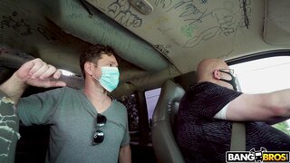 Bang Bus - Hot Ebony Hops on the Bus - 07/22/2020