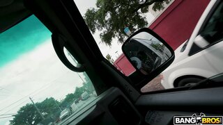 Bang Bus - Wild Girl Twerks For a Ride - 06/23/2021