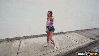 Bang Bus - Wild Girl Twerks For a Ride - 06/23/2021