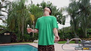 Big Tit Cream Pie - Poolside Sex With Stepmom - 01/13/2024