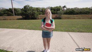 Bang Bus - Nerdy Blonde Takes Big Dick - 03/27/2024