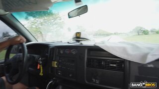 Bang Bus - Hottie Get In The Bus For Job Interview - 10/02/2024